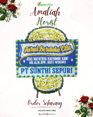 Papan Bunga Duka di Girisa